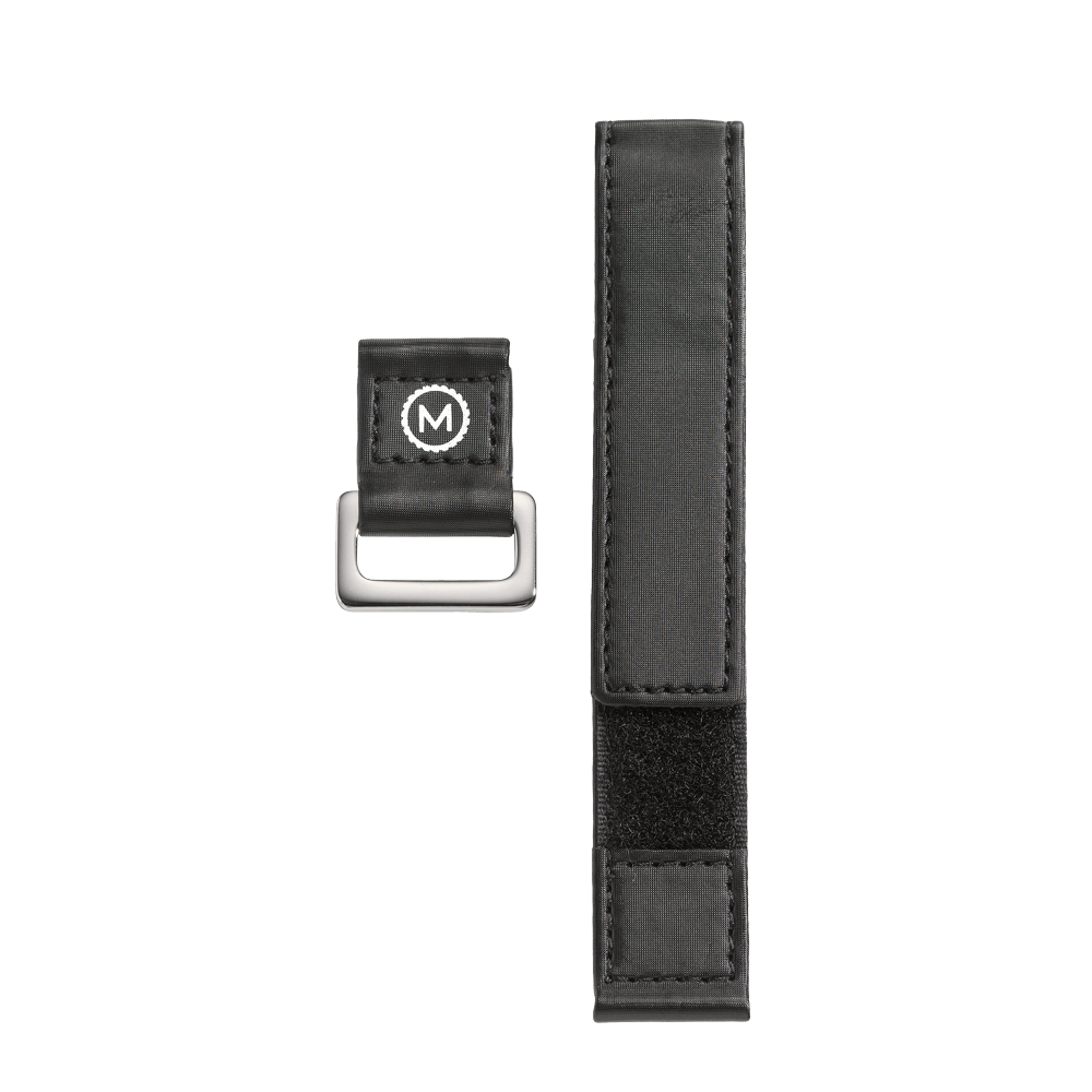 Infinite Black Velcro Strap 20mm Marloe Watch Company