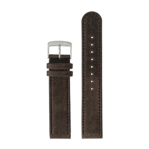 Morar Matte Brown Worn Leather Strap (20mm)