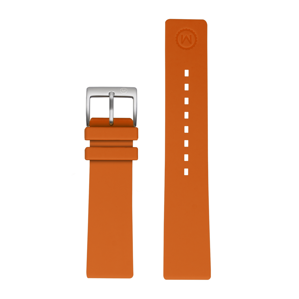 Orange Silicone Strap (22mm)