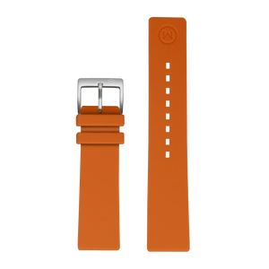 Orange Silicone Strap (22mm)