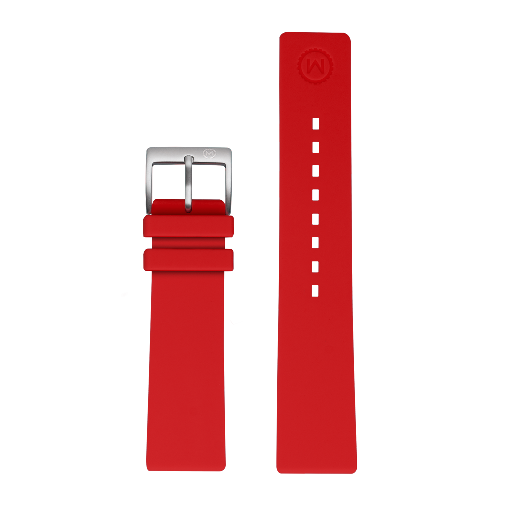 Red Silicone Strap (22mm)