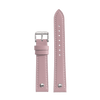 Pastel Pink Riveted Leather Strap (18mm)