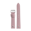 Pastel Pink Riveted Leather Strap (18mm)
