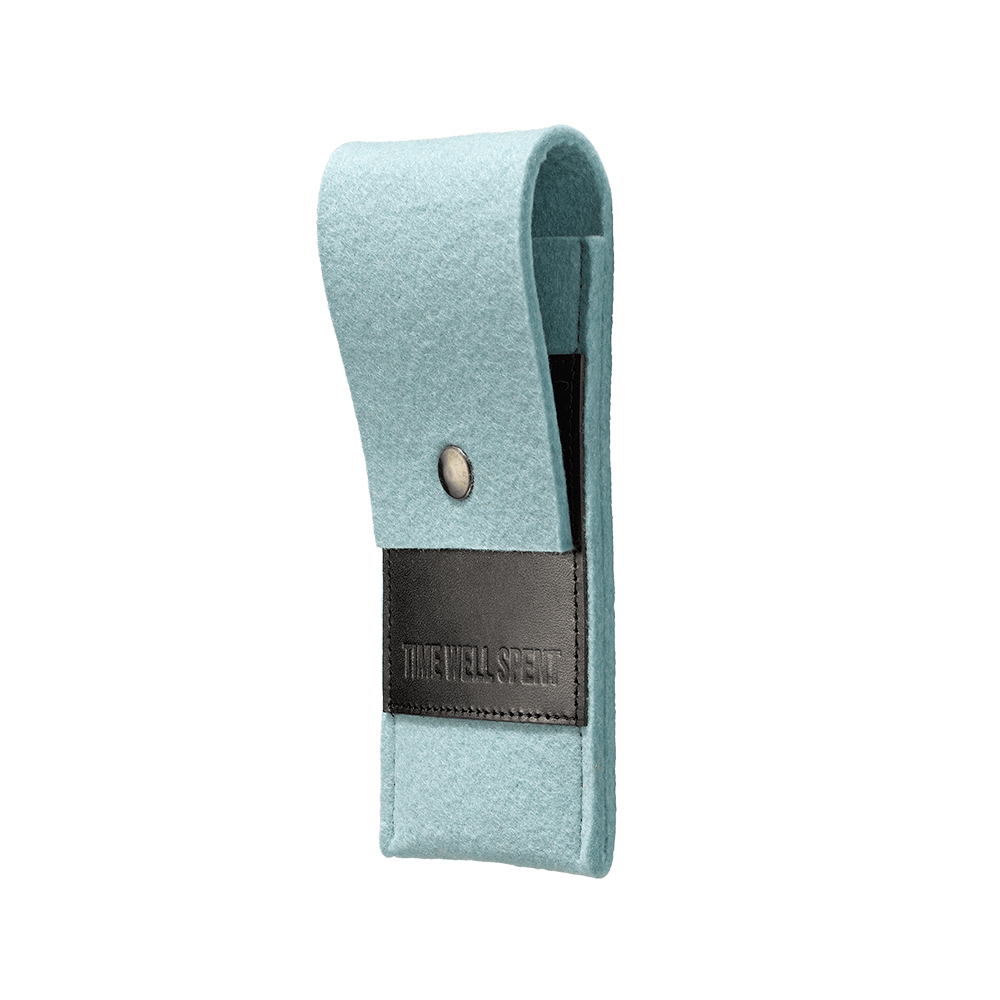 Travel Case - Pastel Blue/Black