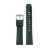 Green Ridged Silicone Strap (20mm)