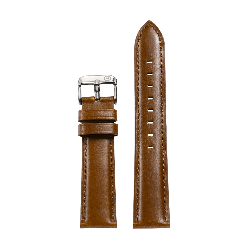 Burnished Sienna Brown Leather Strap (20mm)