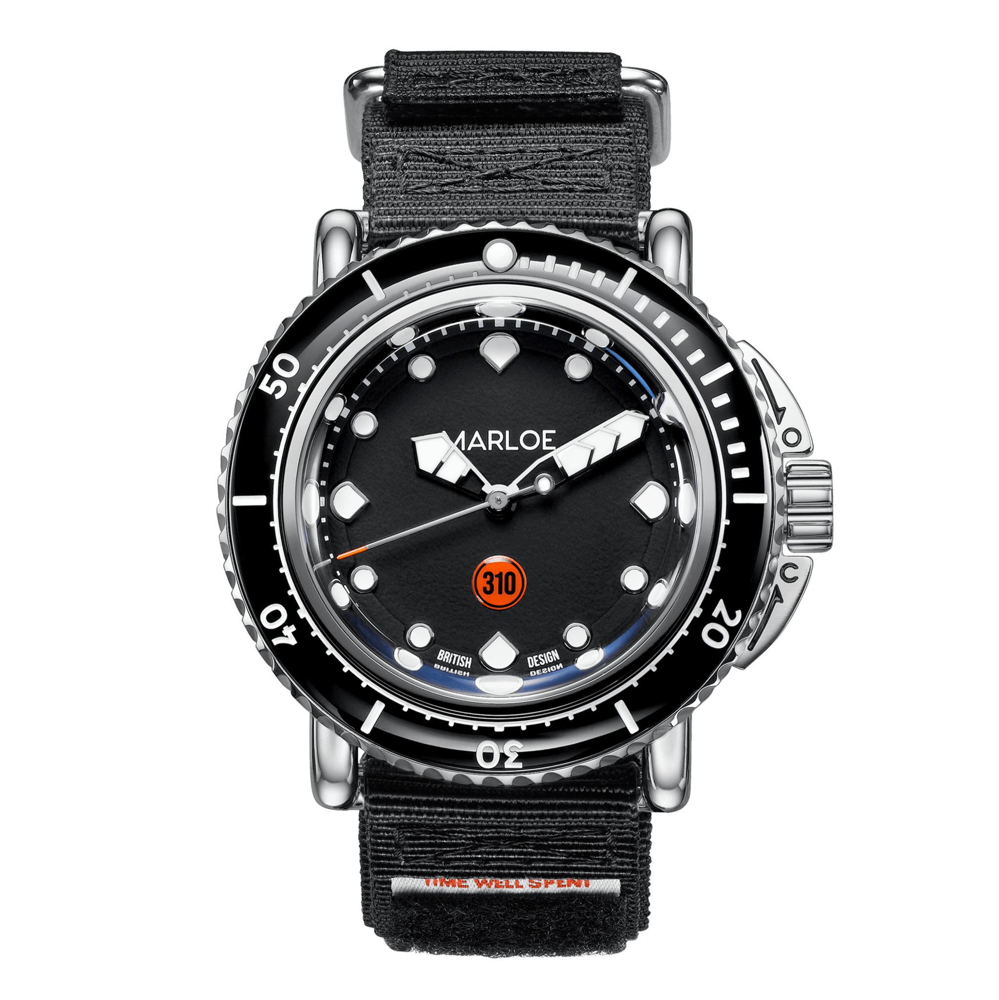 Morar 310 - Land: Onyx – Marloe Watch Company Morar 310 - Land: Onyx – Marloe Watch Company