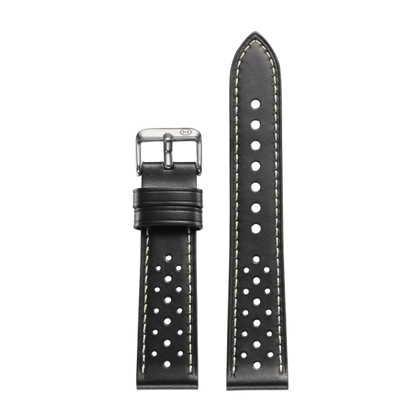 Perforated watch strap outlet
