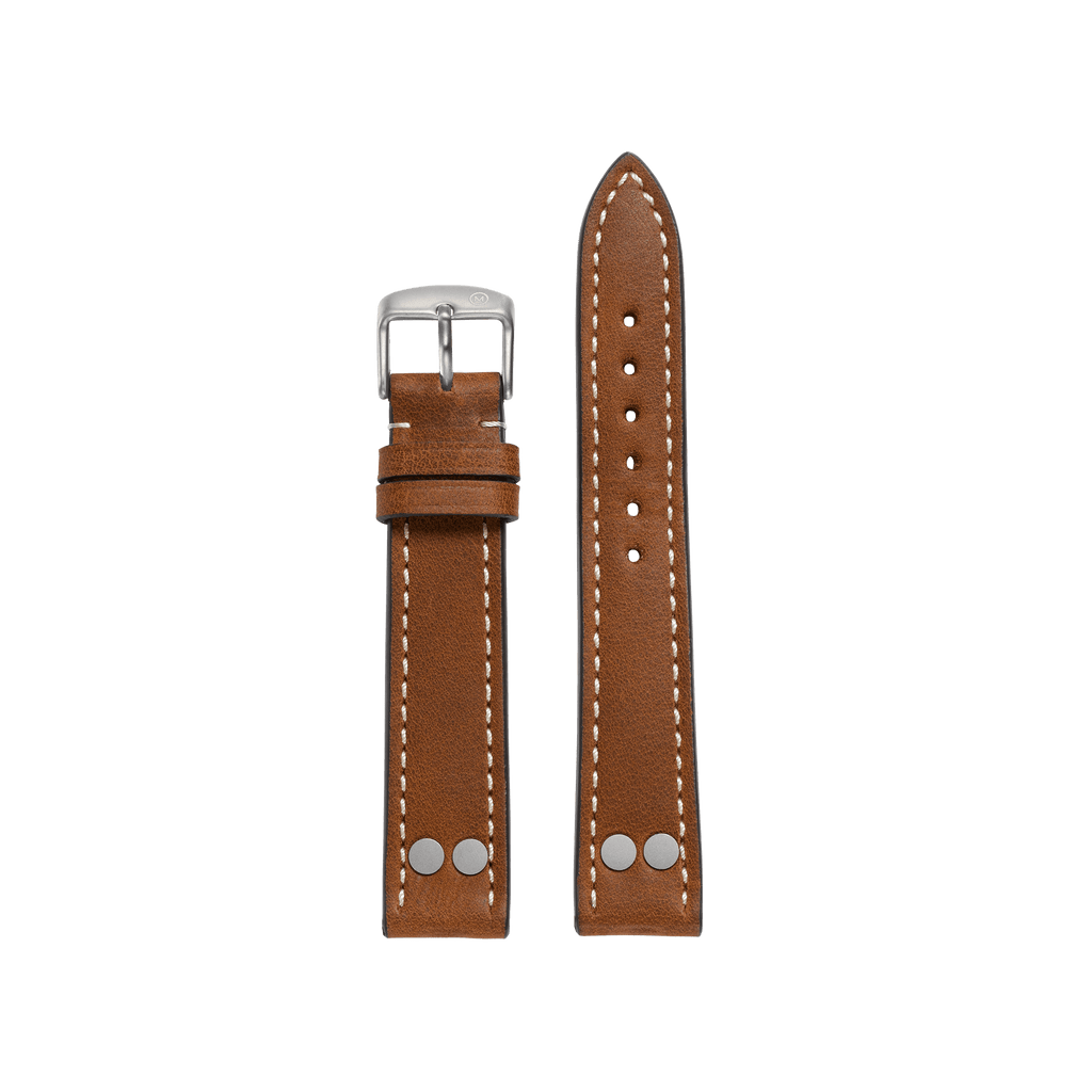 Vintage Pilot Tan Leather Strap (18mm)