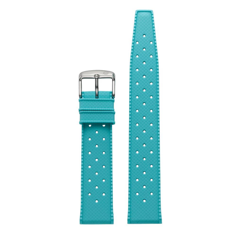 Tropic Turquoise Rubber Strap (20mm)