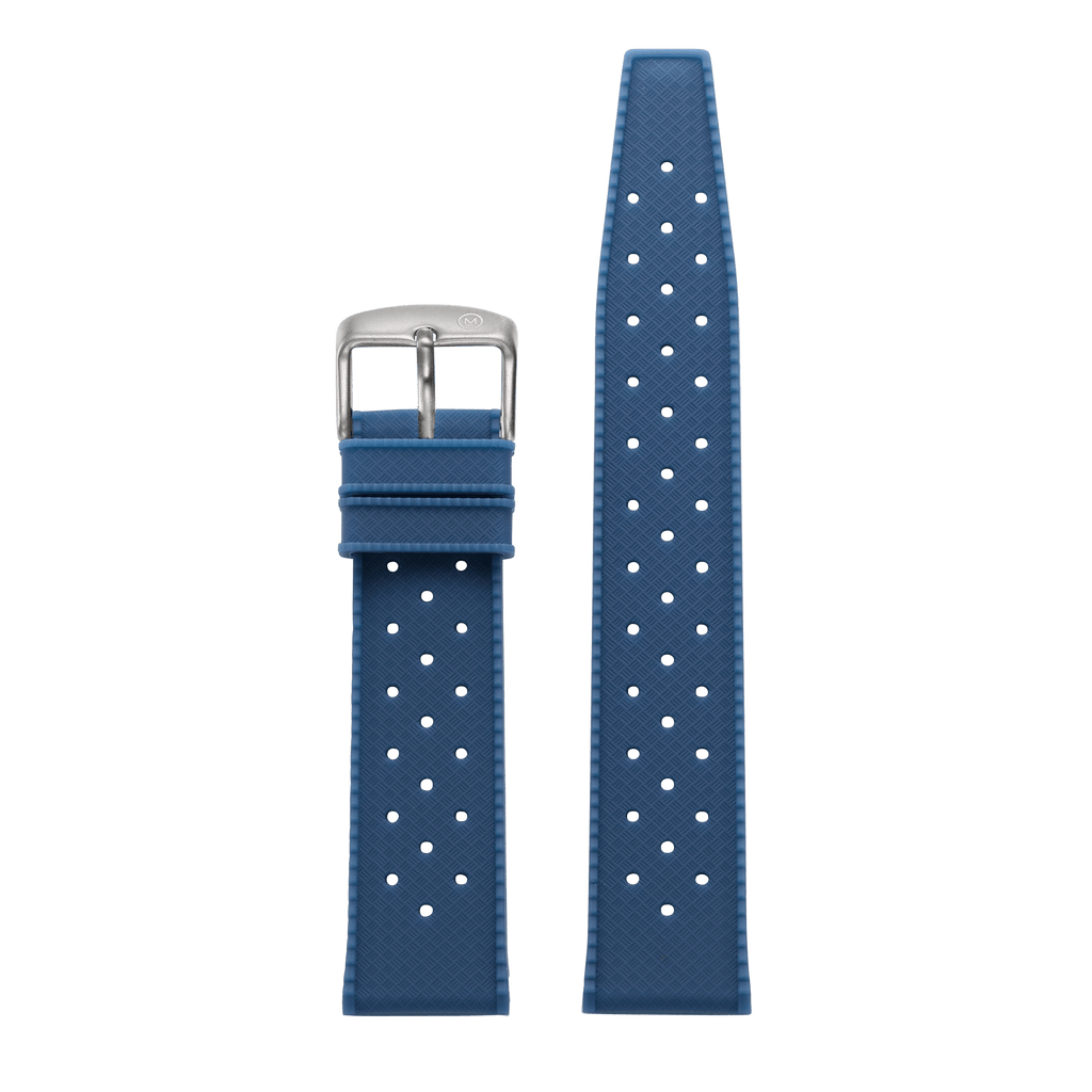 Tropic Blue Rubber Strap (22mm)
