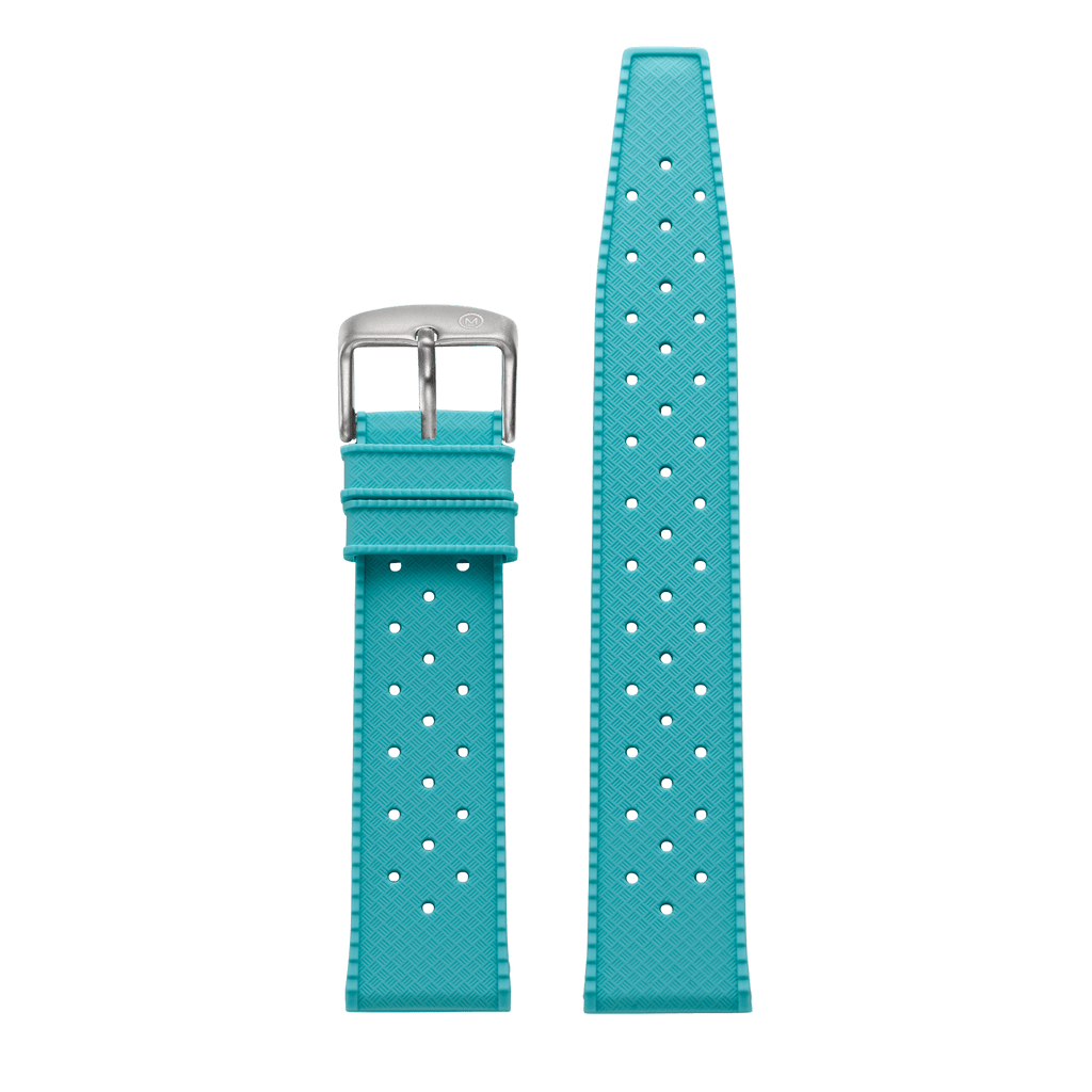 Tropic Turquoise Rubber Strap (22mm)