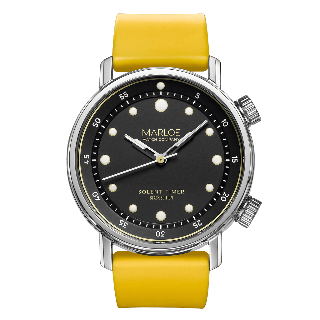 Solent Timer - Black Edition – Marloe Watch Company