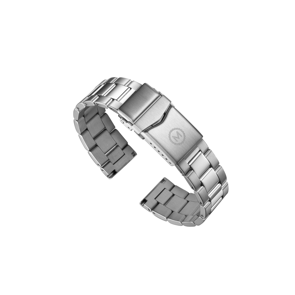 Steel Bracelet with Clam Clasp (22mm)