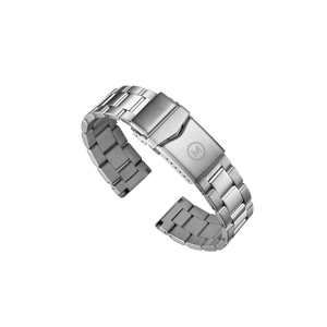 Steel Bracelet with Clam Clasp 20mm Marloe Watch Company