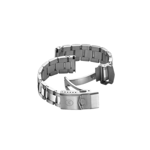 Steel Bracelet with Clam Clasp 20mm Marloe Watch Company