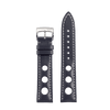 Navy Rally Leather Strap (20mm)