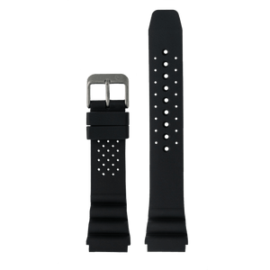 Morar Black Silicone Dive Strap (20mm)