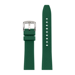 Aurora Green Rubber Strap (20mm)