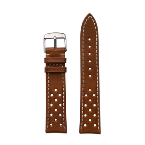 Cinturino Pelle VERA LUCERTOLA EXTRA LUNGO Marrone Scuro Made - Foto 5