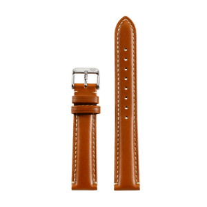 Padded Tan Leather Strap (18mm)