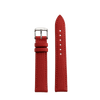 Embossed Grain Red Vegan Strap (18mm)