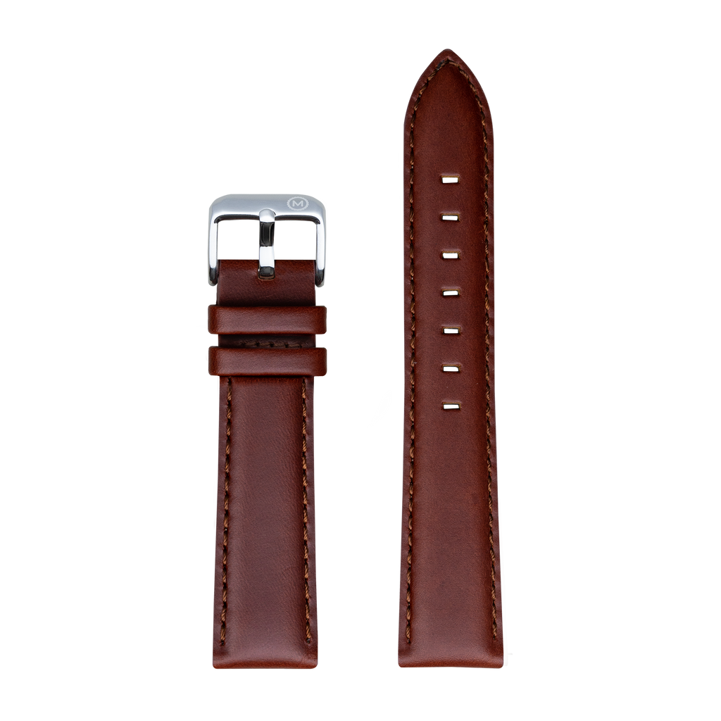 Burnished Cognac Brown Leather Strap (20mm)