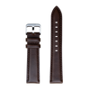 Burnished Hickory Brown Leather Strap (20mm)