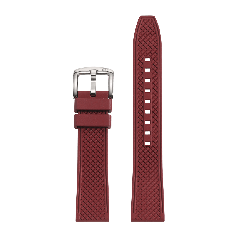 Cosmo Red Rubber Strap (20mm)