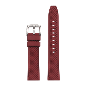 Cosmo Red Rubber Strap (20mm)
