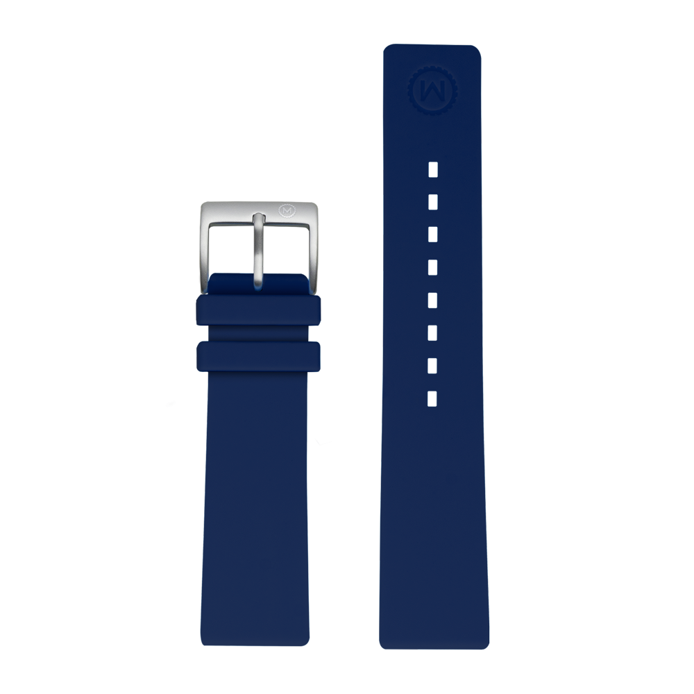 Navy Silicone Strap (22mm)