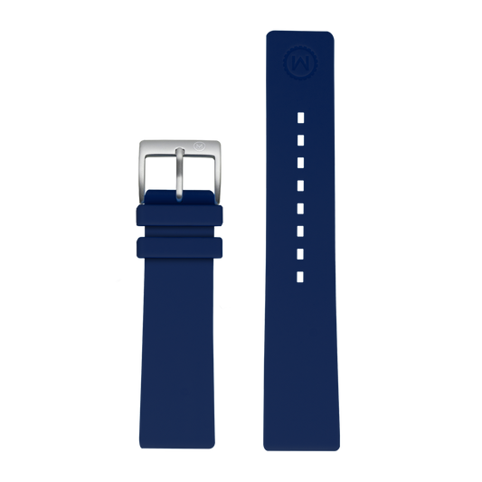 Navy Silicone Strap (22mm)