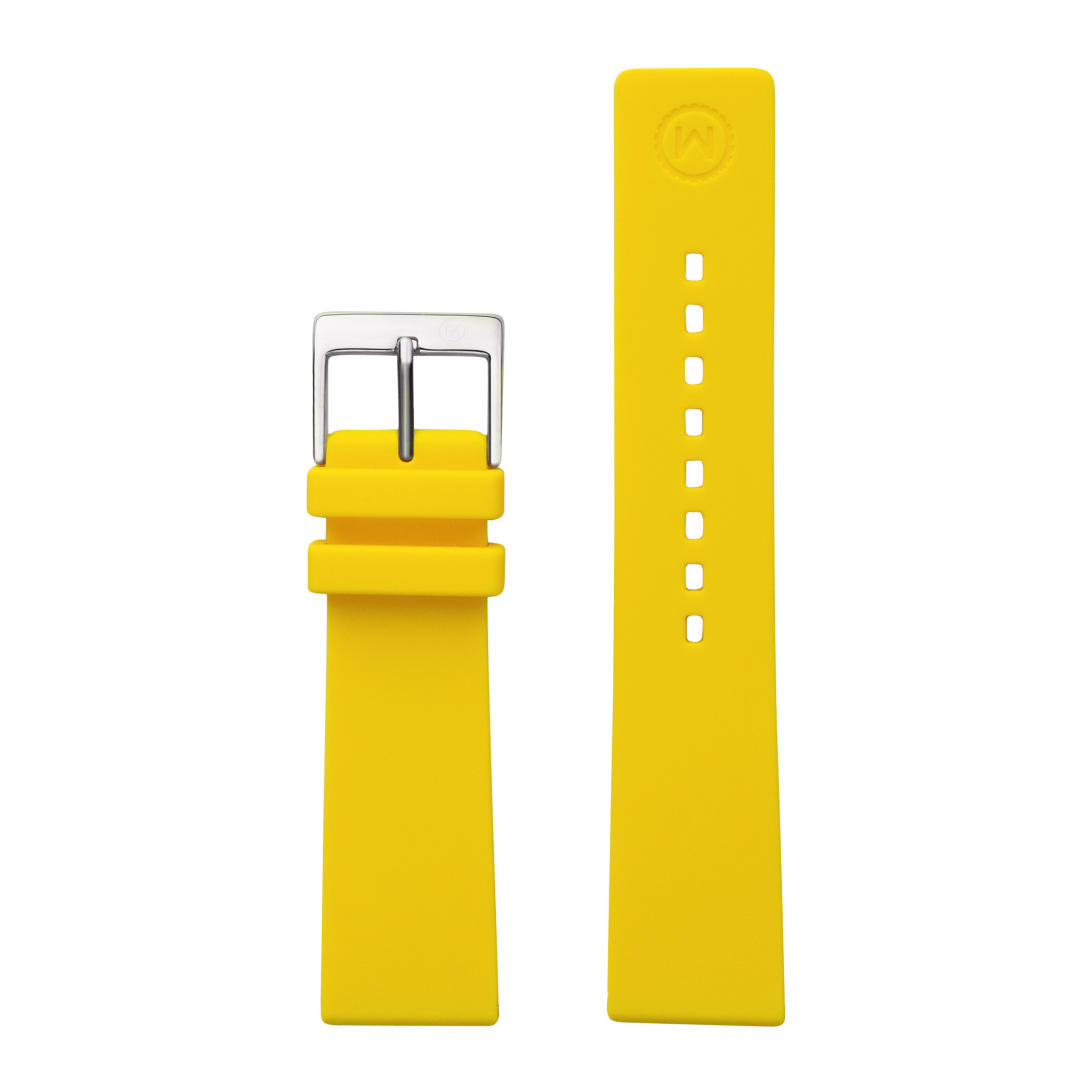 Yellow silicone watch band discount