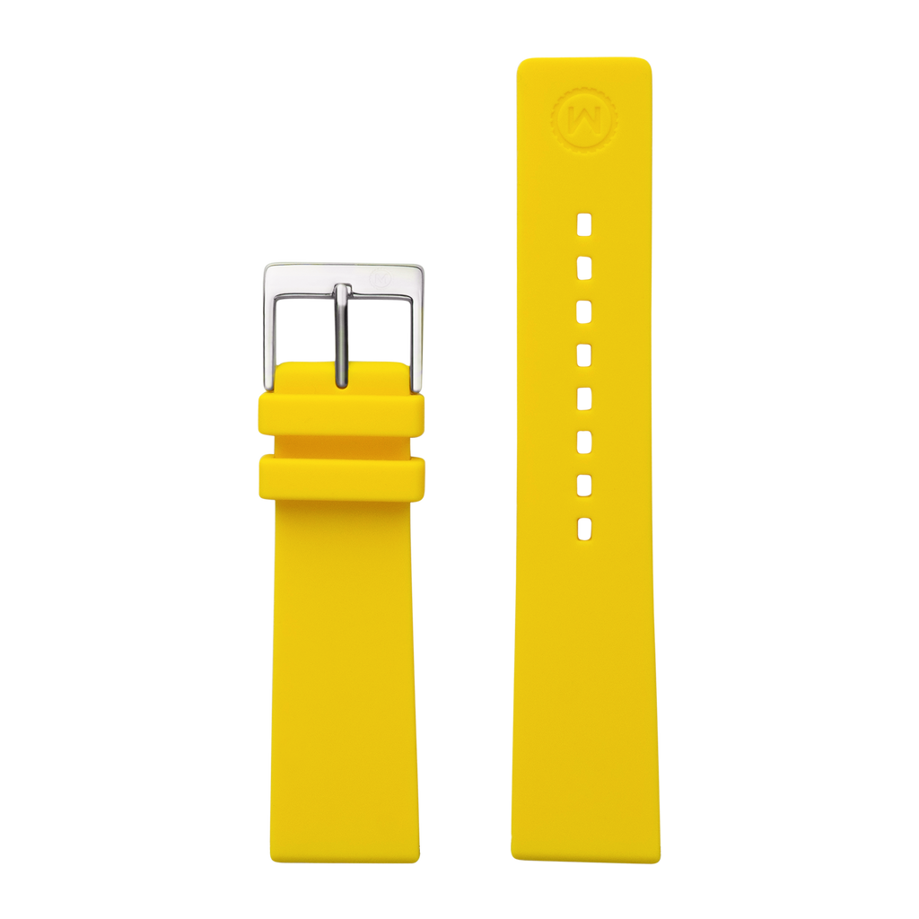 Yellow Silicone Strap (22mm)