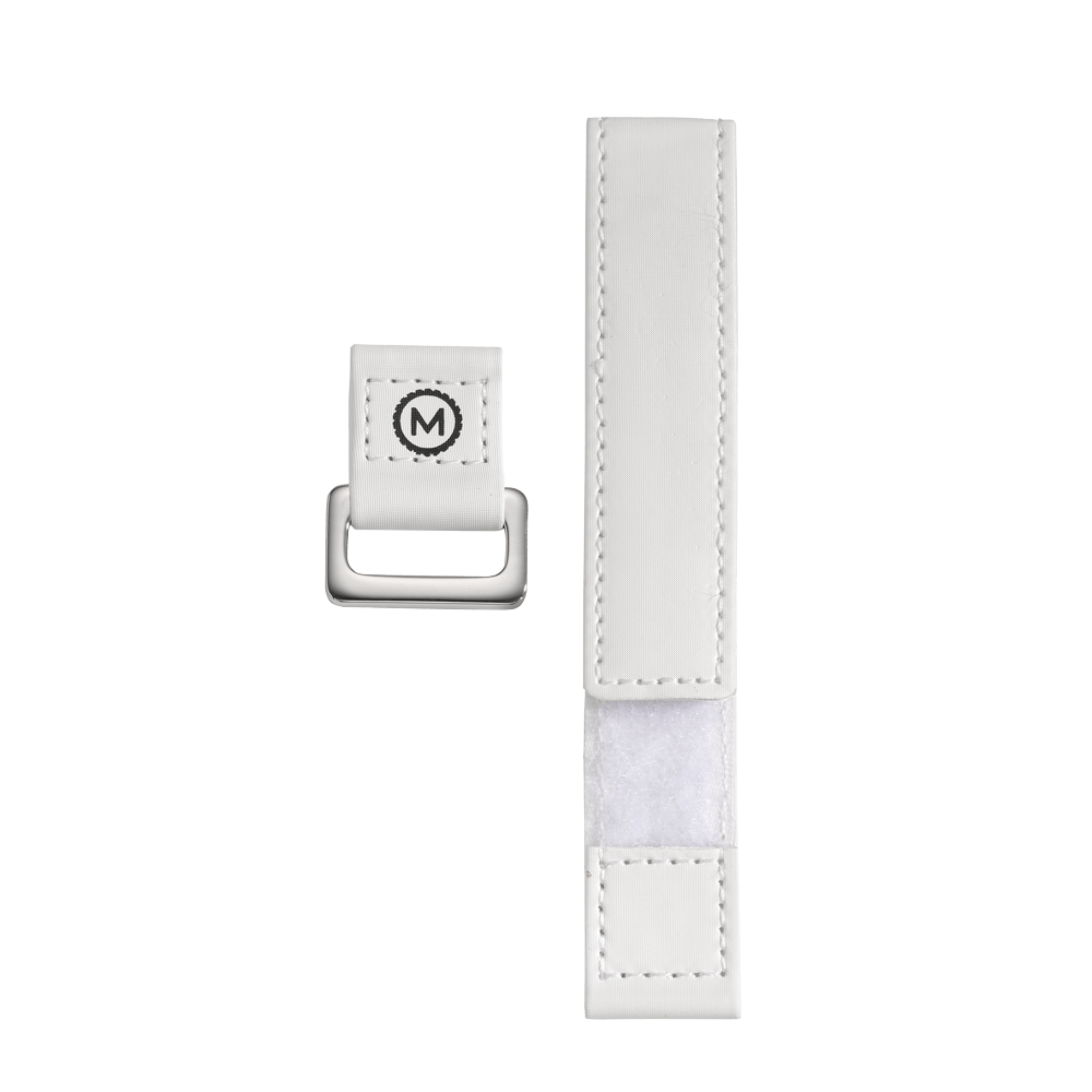 Saturn White Velcro Strap (20mm)
