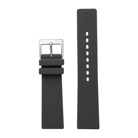 Grey Silicone Strap (22mm)