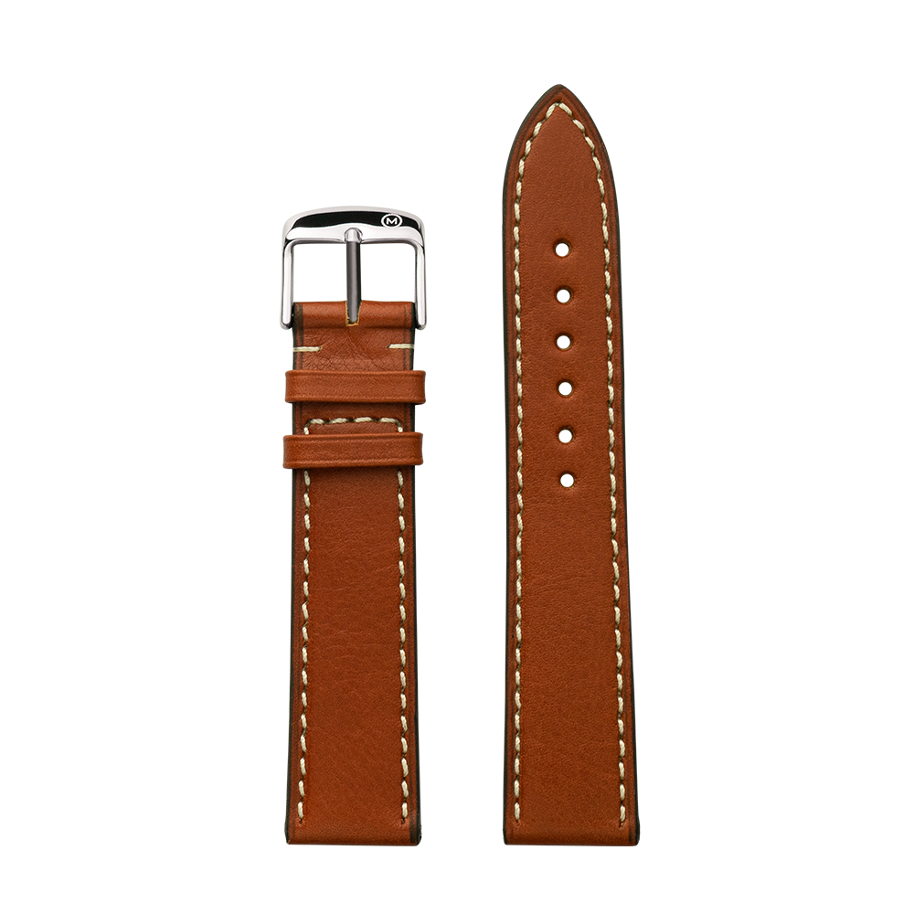 Italian Nappa Cognac Leather Strap (20mm)