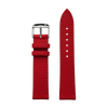 Embossed Grain Red Vegan Strap (20mm)